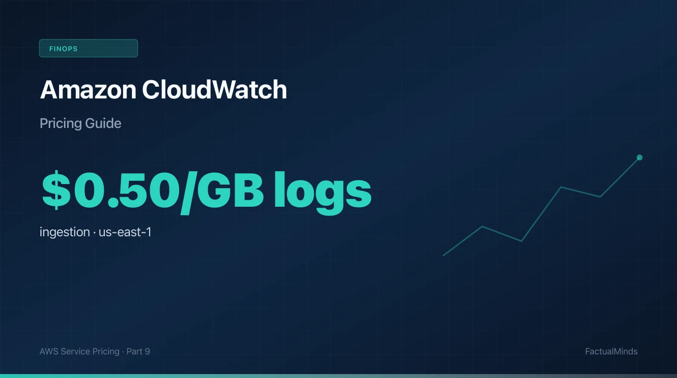 Amazon CloudWatch Pricing: The 10 Billing Dimensions Behind Your Observability Bill