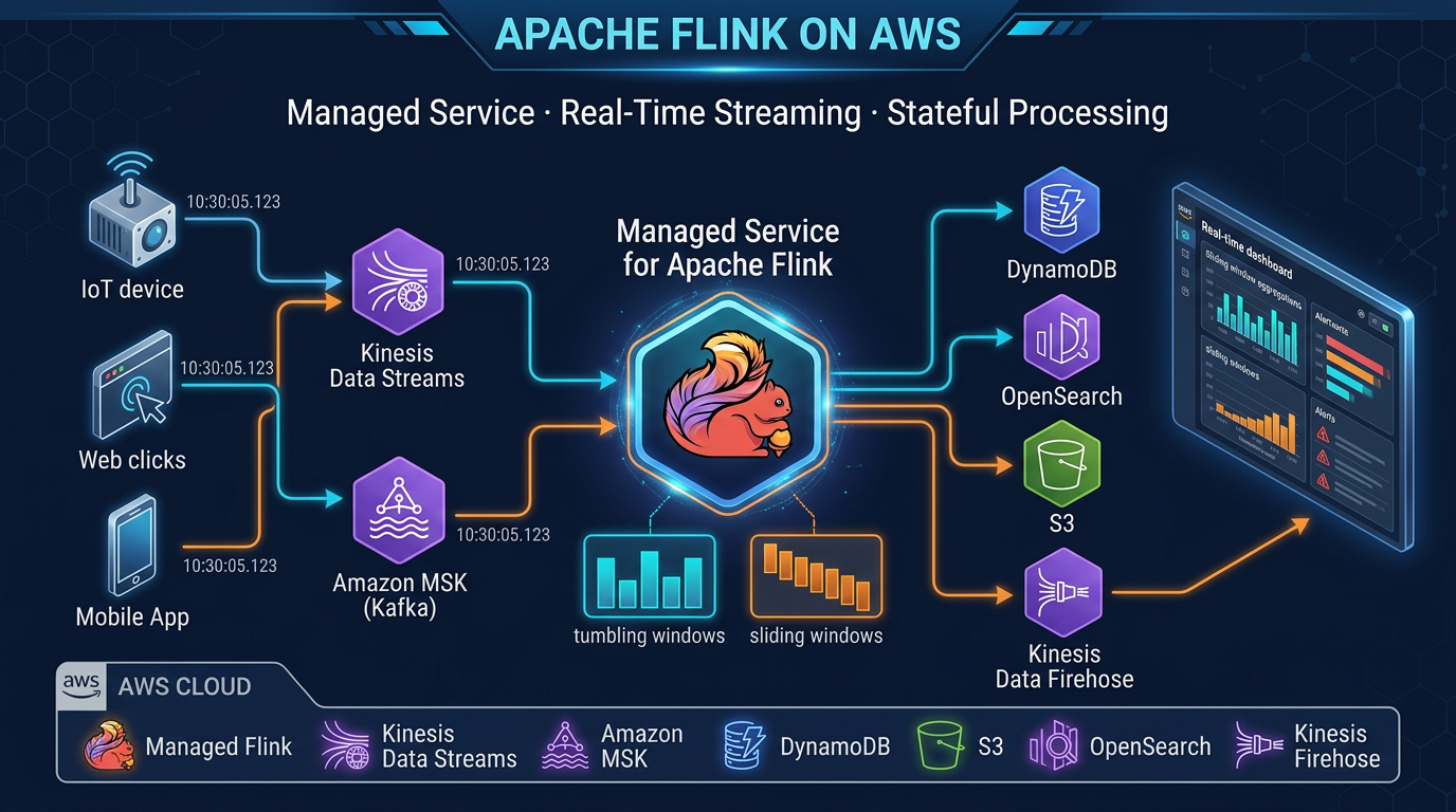 Real-Time Stream Processing with Amazon Managed Service for Apache Flink