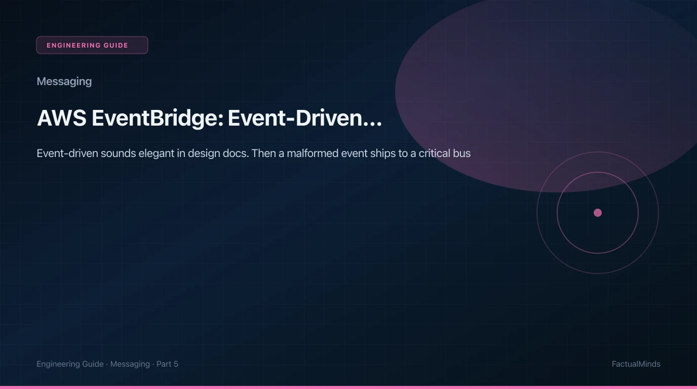 AWS EventBridge: Event-Driven Architecture Patterns for Production