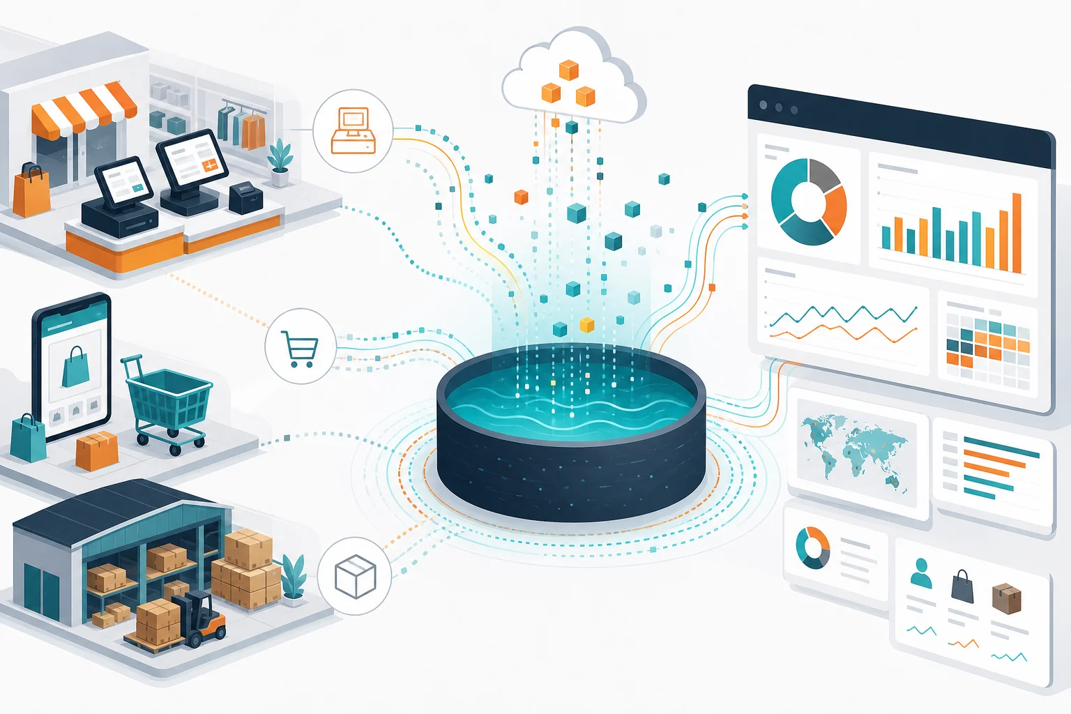 Retail Omnichannel Analytics on AWS (2026): Lakehouse, KPI Catalog, and Streaming Lanes